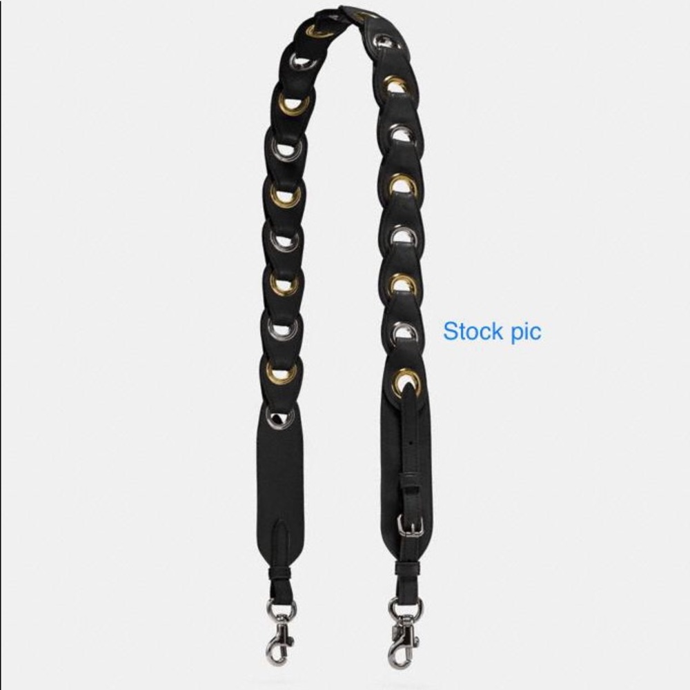 Coach Linked Leather Guitar Novelty Strap